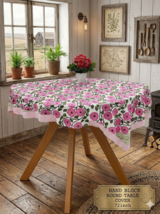 Mantel Redondo de Algodón Cambray 40s, Tela Suave y Resistente, Lavable y Reutilizable, para Catering y Hostelería - Product Image 3