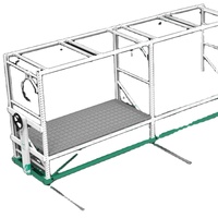 Support agricole vertical modulaire Reinfa-Étagères mobiles extensibles avec irrigation marémotrice réglable