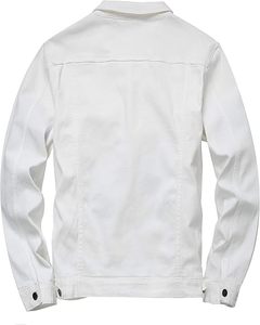 Veste en jean décontractée pour homme, 100 % coton, avec logo personnalisé, respirante, écologique, séchage rapide, pour l'extérieur – Vente en gros, haute qualité - Product Image 5