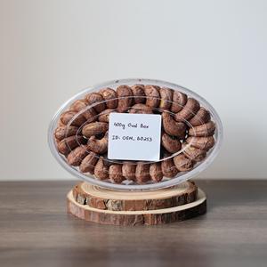 Oval Box OEM Available Most Competitive Price Premium 400g Wholesale Vietnam Organic ISO Certified Roasted Cashews Buttery Salty - Product Image 3