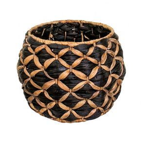 Paniers de décoration pour la maison en fibres de jacinthe d'eau – Conteneur de rangement écologique pour la maison – Vente en gros – Pot de plantes léger et durable - Product Image 1