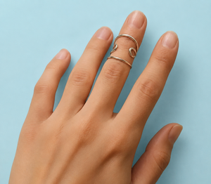 Anillo de Soporte Ajustable de Latón Estilo Bohemia para Dedos con Artritis, Alivio del Dolor, Estabilizador de Articulaciones EDS, Diseño Cisne - Product Image 3