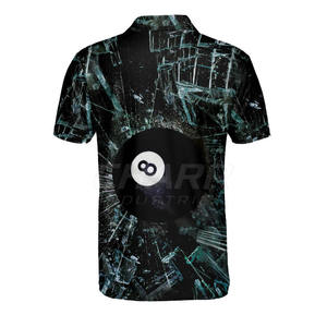 Polo de billard professionnel à séchage rapide pour club et tournoi - Product Image 3