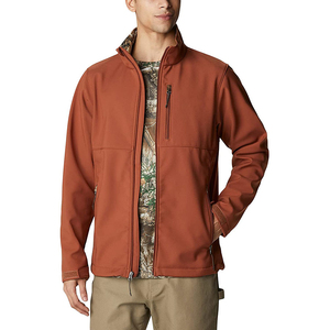 OEM Lightweight <b>Men</b>_s Softshell <b>Jacket</b> Custom Design High Neck Zip-up Windproof Waterproof <b>Long</b> Length Front Placement-Wholesale - Product Image 3