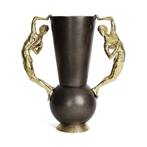 Vase décoratif moderne Saleem International 2026, vase décoratif antique, vase décoratif fait main, vase décoratif design, fleur en métal ginkgo - Product Image 4