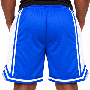 Phi Beta Sigma Royal Blue <b>White</b> Solid <b>Men's</b> Greek Letter Graphic Print High Quality Athletic Mesh Basketball <b>Shorts</b> - Product Image 6