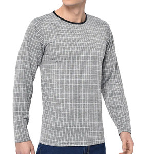 T-shirt Homme Manches Longues Style Rétro avec Logo Personnalisé, Lavage Vintage, Respirant, Vêtement Décontracté pour Adulte, Tenue de Sport 2026 - Product Image 3