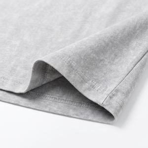 Camiseta de algodón suave estilo vintage para hombre, corte oversize, lavado ácido, estilo casual urbano, algodón premium, a la moda - Product Image 4