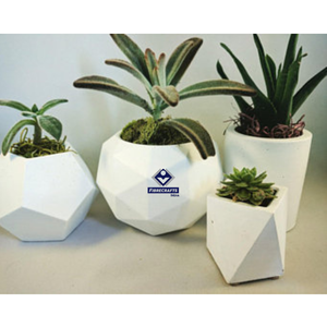 2026 Indian Manufacturer's High Quality Fibre Glass PE Coated Modern Stylish Square Outdoor Decorative Flower <b>Pots</b> Planters - Product Image 2