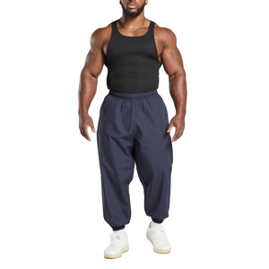 Pantalones Deportivos Casuales de Nailon Impermeables de Alta Calidad para Hombre, con Logotipo Personalizado, Detalle de Ribete, Transpirables, Cortavientos, al por Mayor - Product Image 1