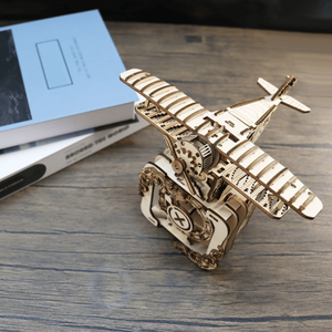 MUSIC PARK Puzzle 3D in Legno, Carillon a Forma di Aereo Punk, Kit di Montaggio Fatto a Mano per Festività e Natale - You Are My Sunshine - Product Image 6