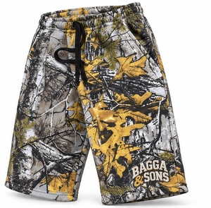 Jungle Print High Quality 100% Cotton Fleece Zipper Fly Embroidered Cargo <b>Camo</b> <b>Shorts</b> Men with Pocket Reasonable Price OEM - Product Image 3