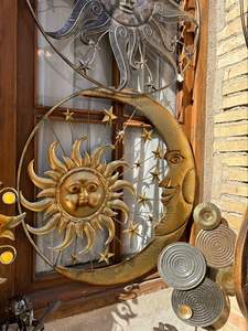 Decoración de Pared Metálica con Forma de Árbol del Dinero y Sol para Bodas y Eventos, Decoración Metálica para Colgar en la Pared de la Sala de Estar, Decoración Metálica para el Hogar - Product Image 6