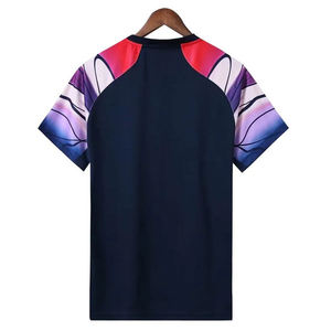 T-shirt personnalisé en sublimation, 100% coton, respirant, confortable, col rond, coupe classique, chemises lavables pour hommes - Product Image 4