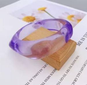 Brazil Fashion Green Agate Round Bar Chalcedony <b>Bangle</b> Natural Children's Jewelry JNE Trendy Gift China Wholesale - Product Image 3
