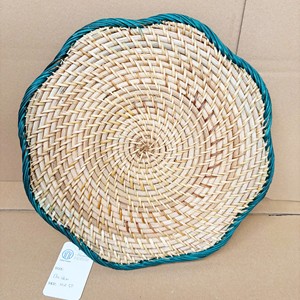 Aesthetics Handcrafted <b>Table</b> Mat for <b>Dining</b> Decor Eco Friendly Boho Home Decor Handmade Rattan Placemat - Product Image 1