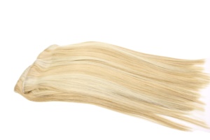 Extensions de cheveux à clipser en cheveux humains Remy vietnamiens, naturels, épais, pointes pleines, 100g, double trame machine, pour femmes, usage quotidien, mariage, permanente, toutes occasions - Product Image 6