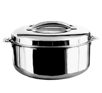 Boîte à Casserole en Acier Inoxydable avec Logo Personnalisé, Boîte de Rangement Alimentaire Classique Polie pour Garder les Chapatis et Rotis au Chaud, Meilleur Prix