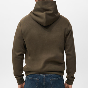 Sweat à capuche en molleton de coton biologique épais pour homme, pull à capuche, haute densité, streetwear, fabricant OEM - Product Image 2