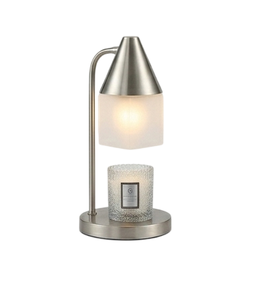 Modern Adjustable Candle Warmer <b>Lamp</b> with White Wood Base No Open Flame Aromatherapy Light for Bedroom/<b>Office</b> Candle Warmer - Product Image 3