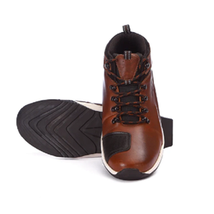 <b>Men's</b> Brown Casual Boots Rugged Lace Up Footwear <b>for</b> Outdoor Travel Comfortable Everyday <b>Shoes</b> Contemporary Street Style Wear - Product Image 3