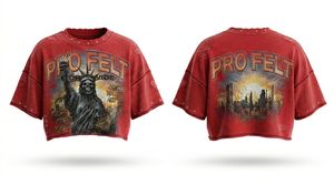 T-shirt Homme Personnalisé 100% Coton, Coupe Ample Respirante, Manches Courtes Épaules Tombantes, Style Hip Hop, Col Effiloché avec Rivets - Product Image 5