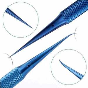 Pinces chirurgicales pour greffe de cheveux, porte-aiguille en acier inoxydable recouvert de titane, instrument chirurgical fabriqué par ZUOL. - Product Image 4