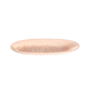 Bandeja Decorativa Rectangular de Resina Moderna y Lujosa, Plato para Servir Frutas de Color Rosa para Mesa de Comedor de Boda - Product Image 5