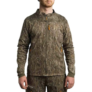 GRACE <b>SIGN</b> Unisex Camouflage Insulated Thermal Hunting Jacket Mid Layer Full Zip Windproof Print Pattern Warm Winter Polyester - Product Image 2