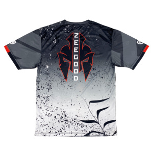 เสื้อยืดมวยปล้ำผู้ชายแบบซับลิเมชั่นสั่งทำพิเศษ ผ้าฝ้าย/ใยไผ่ คอกลม ทรงปกติ พิมพ์ลายทั้งตัว ระบายอากาศได้ดี แห้งเร็ว - Product Image 2