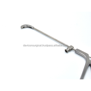 Fórceps de agarre Heuwieser Antrum con mordazas fijas curvas extra largas curvadas hacia abajo mordazas móviles de 140 grados hacia atrás - Product Image 2