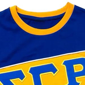 Camiseta Premium Azul Rey con Letras Griegas de Sigma Gamma Rho, Estilo Casual y Urbano, Algodón Suave - Product Image 3