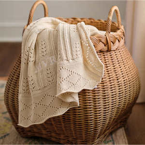 Round <b>Belly</b> Rattan Storage <b>Basket</b> Handwoven Organizer <b>Basket</b> Decorative Storage <b>Basket</b> For Living Room Accent And Storage - Product Image 4