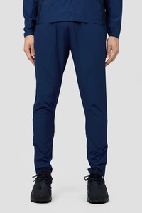 Men's Navy Blue Sweatpants Elastic Waist Pockets Breathable Casual <b>Joggers</b> Midweight <b>Polyester</b> Autumn Wear - Product Image 3