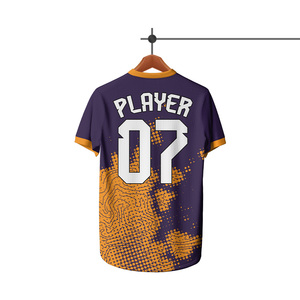 Custom Sublimated Soccer Jersey 100% Polyester Breathable Mesh Quick Dry Short Sleeve Cheap Price Football Team Uniforms - Product Image 2