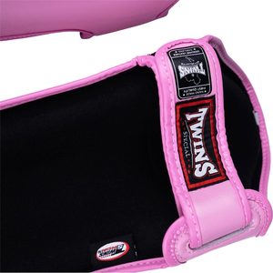 Twins Muay Thai MMA <b>Gloves</b> Pink Real Leather Hook Loop Closure Breathable Hand <b>Grips</b> Shin Guards Martial Arts Gear Unisex - Product Image 5