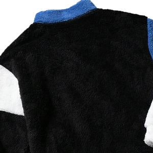 Abrigo de moda de lana de cordero para Otoño e Invierno para hombre, chaqueta informal acolchada de algodón sólido, chaqueta holgada con cremallera para hombre, servicio OEM - Product Image 5