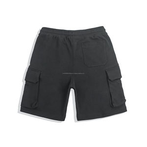 Logo personnalisé Streetwear short cargo en coton éponge pour hommes avec collants shorts grande taille pour hommes fabricant - Product Image 2