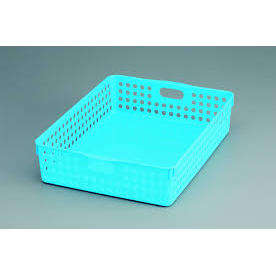 Cesto portaoggetti blu Inomata A4 - Product Image 1