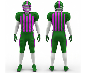 Fabricante de Camisetas de Fútbol Americano Sublimadas Personalizadas, Proveedor de Uniformes de Equipo OEM |   Ropa Deportiva Transpirable de Poliéster - Product Image 4