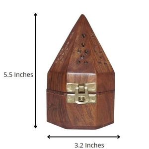 Uplifting Wooden Incense Bakhoor Burner Designed To Refresh <b>Environment</b> With Elegant Look And Reliable Usage - Product Image 1