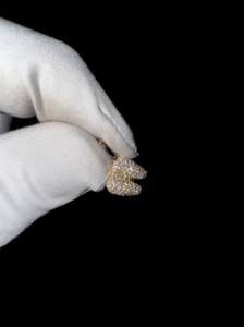 จากร้านขายเพชรแท้สีทองแท้10K ที่ปลูกในห้องทดลองดีไซน์ไม่เหมือนใครหรูหราของขวัญที่ทำจากทันตแพทย์สร้อยคอแบบมินิมอลสวยงาม - Product Image 2