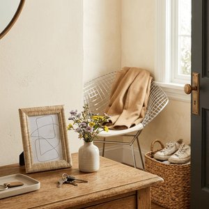 Handmade Cane <b>Picture</b> <b>Frame</b> Natural Rattan <b>Wooden</b> Premium Photo <b>Frame</b> For Home and living Room Decorative Home Accessory - Product Image 4