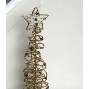Unique Style Glittery Christmas <b>Tree</b> Decor Reusable Seasonal Ornament for Scandinavian and Contemporary Decor Themes - Product Image 2