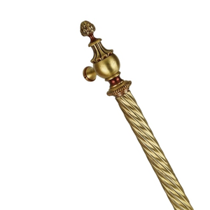 Manija de Puerta de Latón de Diseño Verdant Imperium |   Elegante Columna de Estilo Moderno con Diseño Retorcido, Duradera, para Uso en Hoteles y Exteriores - Product Image 2