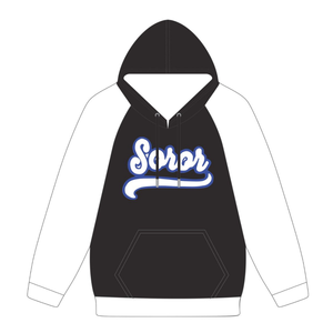 เสื้อฮู้ดแขนราแกลนสีดำแบบสั่งทำพิเศษสำหรับชมรม Zeta Phi Beta  รุ่น 1920  แรงบันดาลใจจากผู้ก่อตั้ง  ชมรมหญิงสาวกรีก  ความเป็นผู้หญิงที่ดีงาม  เสื้อผ้าพรีเมียม - Product Image 5