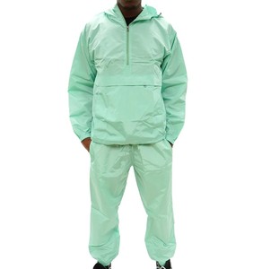 Custom <b>Men's</b> Polyester Zip up Blank Oversized pullover Windproof <b>Jacket</b> and <b>Track</b> Pants Sets Nylon Tracksuits <b>for</b> <b>Men</b> - Product Image 1