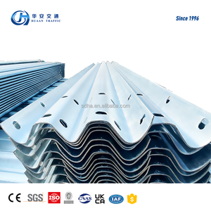 Aasht0 M180 Q235B Q355B CE ISO9001认证IP55保护热浸镀锌钢护栏碰撞屏障交通屏障 - Product Image 1