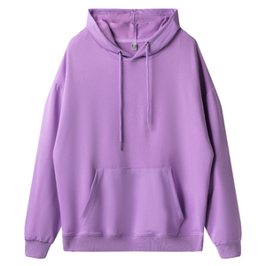 Men's Winter Oversized Sporty Hooded <b>Sweatshirt</b> Solid Color Logo 100% Cotton Eco-Friendly Breathable Waterproof 3D <b>Embroidery</b> - Product Image 3
