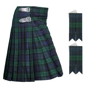 Kilt Tradicional Escocés Premium para Hombre |   Kilt Highland Hecho a Mano con 2 Flecos Adicionales Gratis - Product Image 1